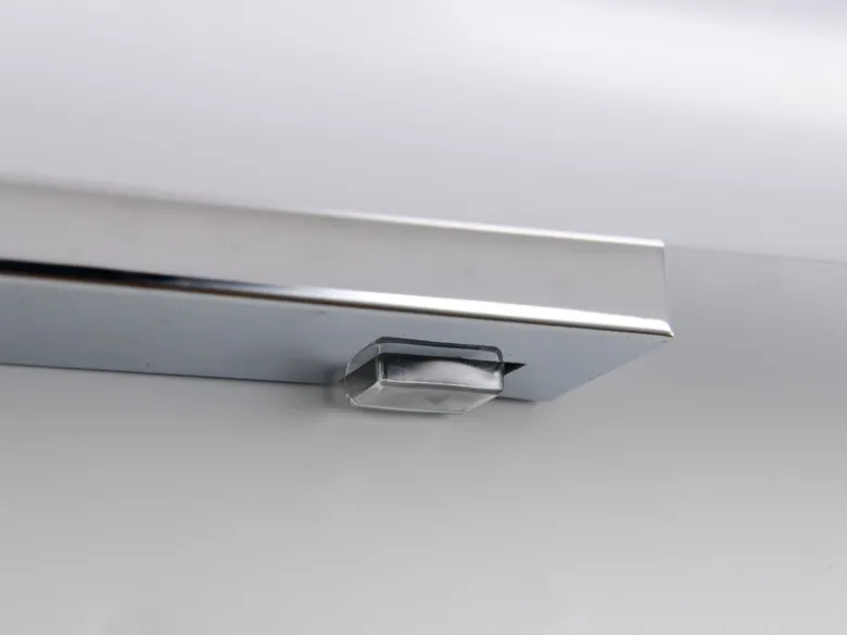 2er SET Bad Spiegelleuchten mit Schalter, Licht neutralweiß, Breite 40cm