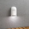 2er-Set LED Außenwandleuchte mit Bewegungsmelder & Batterie, Weiß H: 13cm
