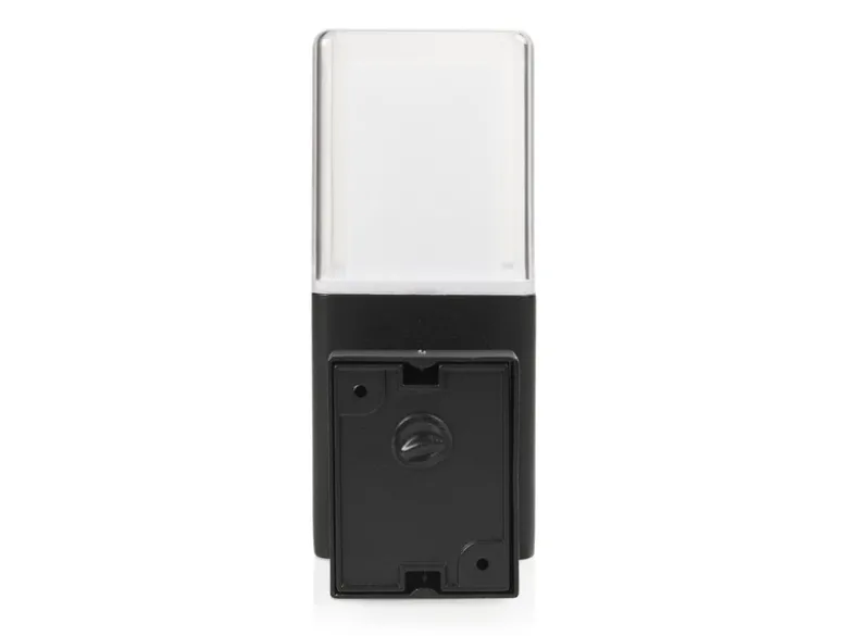 2er Set LED Außenwandleuchten aus Aluminium in Schwarz Up Light, Höhe 20cm
