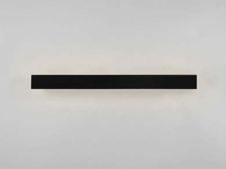 2er SET LED Badezimmer Wandleuchten Up-Down Schwarz, Breite 60cm