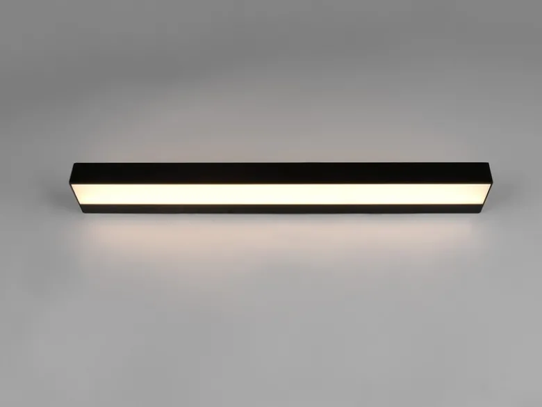 2er SET LED Badezimmer Wandleuchten Up-Down Schwarz, Breite 60cm