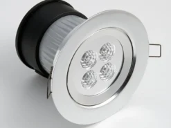 2er Set LED Deckeneinbaustrahler für Bad und Außenbereich, Ø 12,5cm, schwenkbar