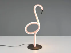 2er SET LED Deko Tischlampen Rosa mit Schnurschalter, Höhe 35cm