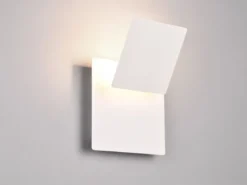 2er SET LED Wandlampen Weiß verstellbar für indirekte Beleuchtung, Höhe 18cm