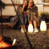 2er SET Outdoor Akku Tischlampen mit RGB & Fernbedienung in 2 Größen