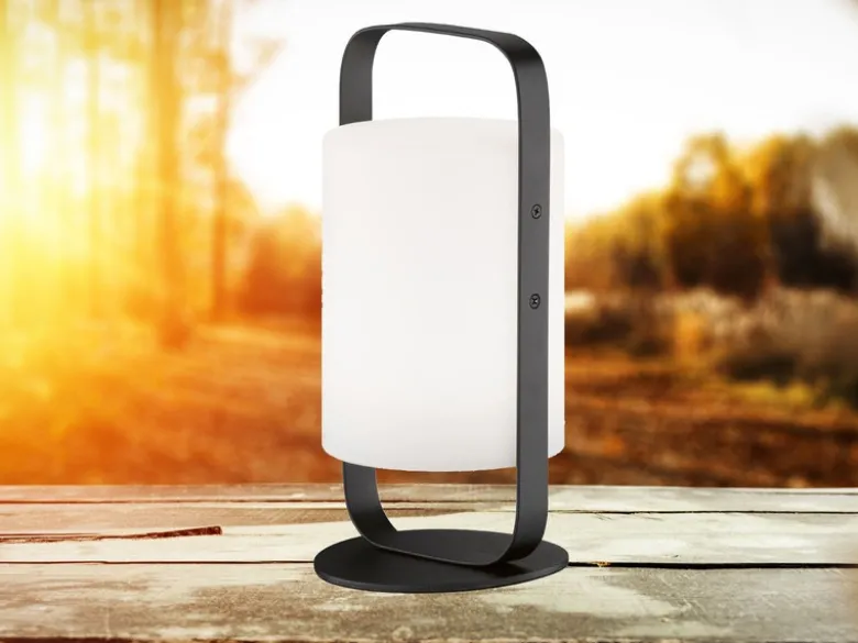 2er SET Outdoor Akku Tischlampen mit Fernbedienung & RGB, Höhe 25cm