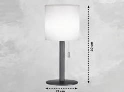 2er SET Outdoor Akku Tischlampen ohne Kabel - dimmbar & RGB - Höhe 30cm
