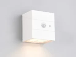 2er Set Solar Wandleuchte außen mit Bewegungsmelder, Licht drehbar, IP65, B: 9cm