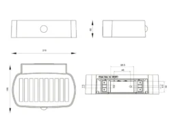 2er SET Solar Wandleuchten auch per USB aufladbar mit Bewegungsmelder, B: 21cm