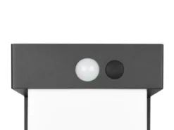 2er SET Wegeleuchten mit Solar und Strom, Hybrid mit Bewegungsmelder H: 100cm