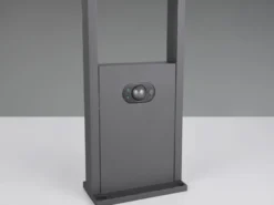 2er SET Wegeleuchten mit Solar und Strom, Hybrid mit Bewegungsmelder, Höhe 101cm