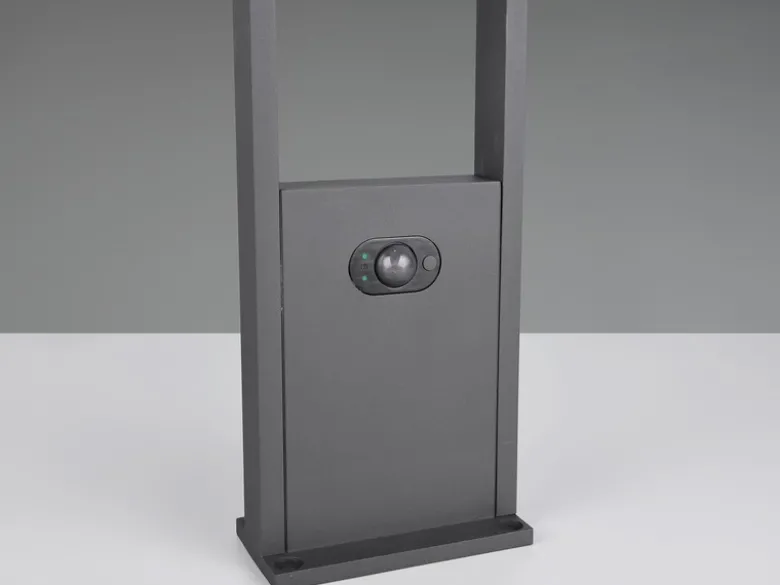 2er SET Wegeleuchten mit Solar und Strom, Hybrid mit Bewegungsmelder, Höhe 101cm