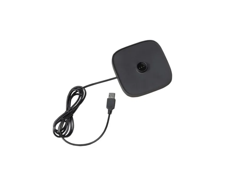 2er Set Wiederaufladbare LED Outdoor Tischleuchten dimmbar in Schwarz, Höhe 36cm