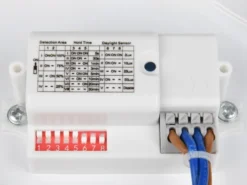 Flache LED Innen Deckenleuchte LOODY mit Bewegungsmelder Ø 38cm