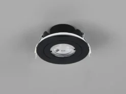 Flacher LED Einbaustrahler 230V dimmbar 3er Set Badezimmer geeignet 4000K Ø 8cm