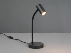 Flexible LED Schreibtischlampe Schwarz, Höhe 28cm