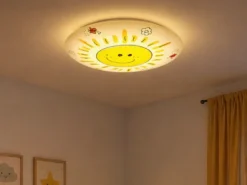 Fröhliche LED Deckenschale SUNNY Deckenleuchte (Ø 35cm) mit bruchsicherem Schirm