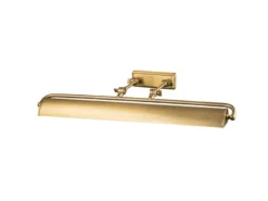Große Bilderleuchte WINCHFIELD verstellbar, Altmessing Breite 70cm