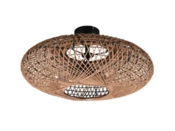 Große Deckenleuchte HEDDA Korbgeflecht aus Sisal, Ø 52cm