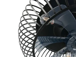 Große Industrial Deckenleuchte JOHANNA mit Ventilator & Fernbedienung Ø 61cm