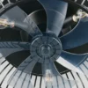 Große Industrial LED Deckenleuchte mit Ventilator & Fernbedienung Ø 61cm