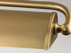 Große LED Bilderleuchte in Altmessing, verstellbar, Breite 70cm
