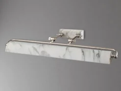 Große LED Bilderleuchte in Marmoroptik, verstellbar, Breite 70cm