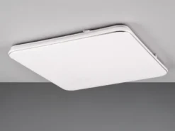 Große LED Deckenleuchte BLANCA flach, hell & dimmbar, Warmweiß, Quadrat 53cm