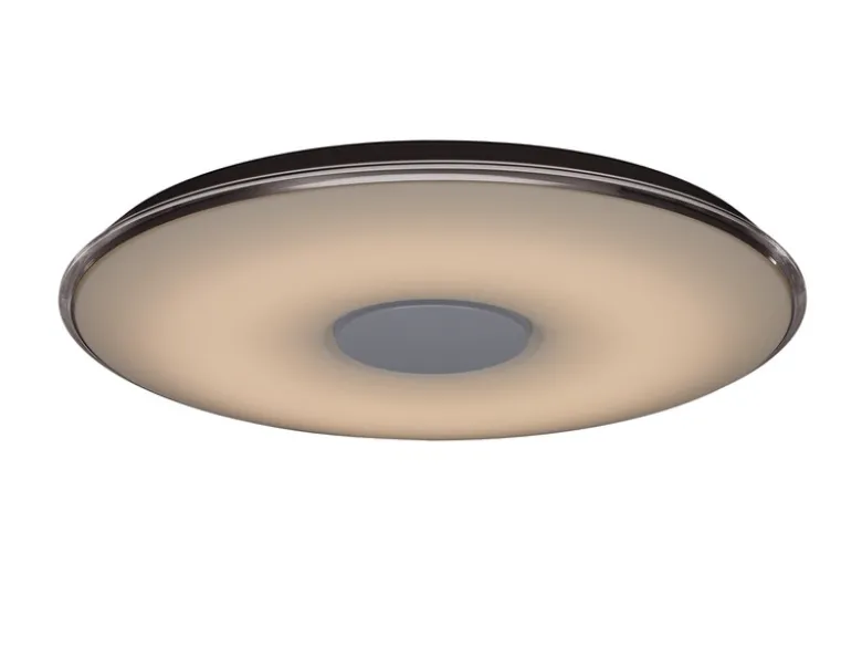 Große LED Deckenleuchte TOKYO flach mit Fernbedienung dimmbar, Ø60cm
