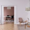 Großer LED Kronleuchter 6-flammig mit filigranem Kristall Glas Chrom, Ø 61,6cm