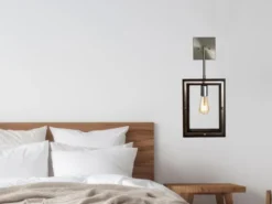 Hängende LED Wandleuchte 2 in 1 Wand- & Pendelleuchte, 4-stufig verstellbar