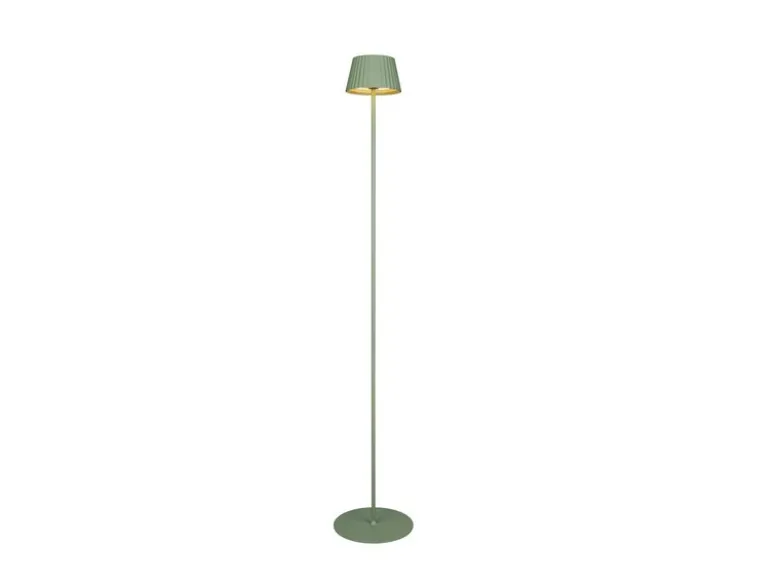 Kabellose Akku Stehlampe SUAREZ dimmbar für Innen & Außen, Grün - 123cm klein