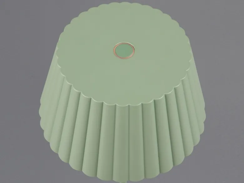Kabellose Akku Stehlampe SUAREZ dimmbar für Innen & Außen, Grün - 123cm klein