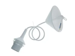 Kinder Papierlampe BLUMEN Motiv Lampenschirm Ø 40cm Pendelleuchte mit Aufhängung