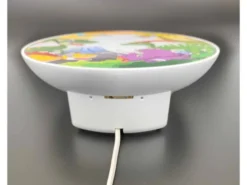 Kinderzimmer Wandlampe mit Dinosaurier Motiven Schalter und Stecker Ø 25cm