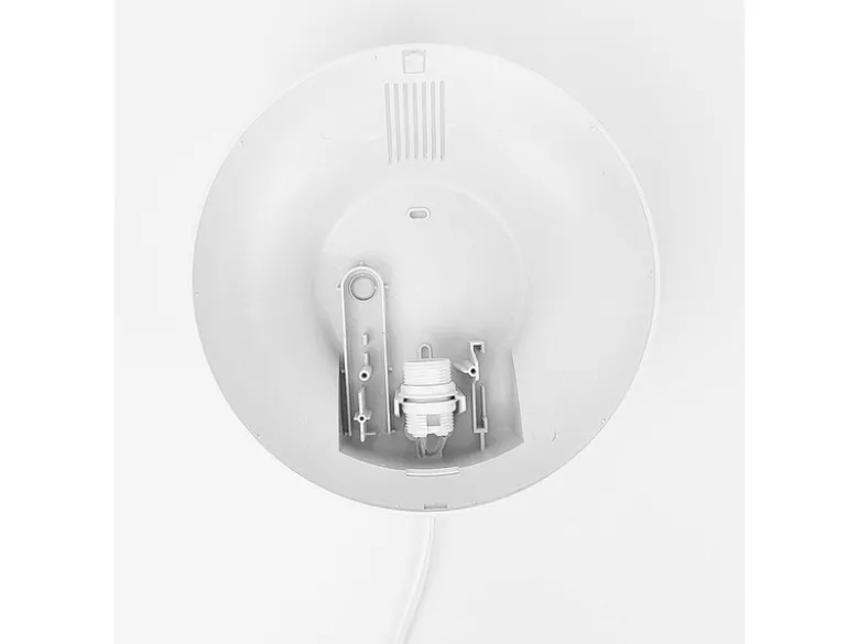 Kinderzimmer Wandlampe Rosa mit Motiv Prinzessin, Schalter & Stecker, Ø 25cm