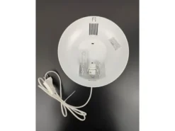 Kinderzimmer Wandlampe Weiß mit Weltall Motiven Schalter und Stecker, Ø 25cm