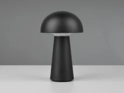 Kleine Akku Tischleuchte LENNON per USB aufladbar Schwarz, Höhe 21cm
