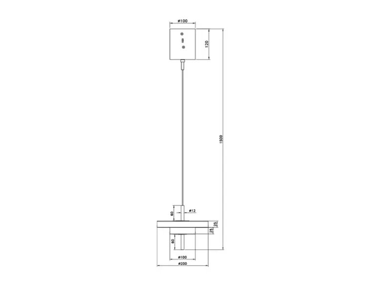 Kleine dimmbare LED Pendelleuchte KEATON im modernen Design, Schwarz Gold Ø 20cm