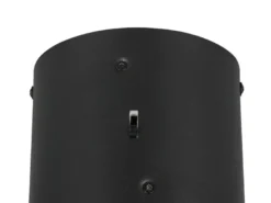 Kleine dimmbare LED Pendelleuchte KEATON im modernen Design, Schwarz Gold Ø 20cm