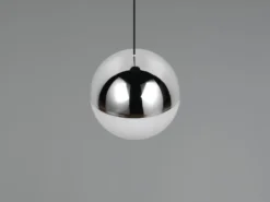 Kleine Kugel LED Pendelleuchte SENTA höhenverstellbar, Licht neutralweiß Ø 10cm