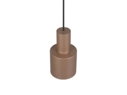 Kleine LED Pendelleuchte mit Metall Lampenschirm Coffee, Ø 12cm