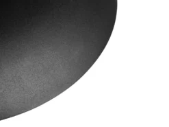 Kleine LED Pendelleuchte skandinavisch mit Metall Lampenschirm Schwarz Ø 25cm
