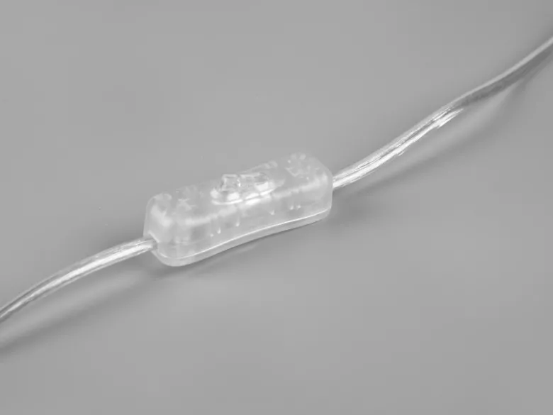 Kleine LED Tischleuchte FRANKLIN rund Silber, Höhe 25cm