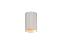 Kleine LED Wandleuchte mit Up and Down Lichteffekt, Metall Grau, Höhe 12cm