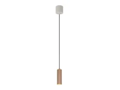 Kleine Pendelleuchte SOKA einflammig aus Metall Coffee Ø 5,5cm