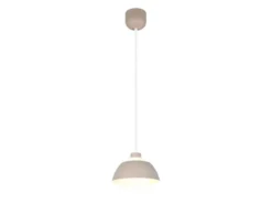 Kleine Pendelleuchte TILOS skandinavisch mit Metall- & Glasschirm Ø 23cm