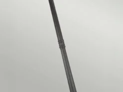Landhausstil Straßenlaterne NORFOLK 3-flammig mit Bleiglas, Höhe 227cm