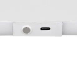 LED Akku Wandleuchte mit Fernbedienung, per USB aufladbar, Weiß, Breite 32cm