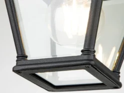 LED Außen Deckenleuchte Laterne im Landhausstil, Höhe 22,5cm